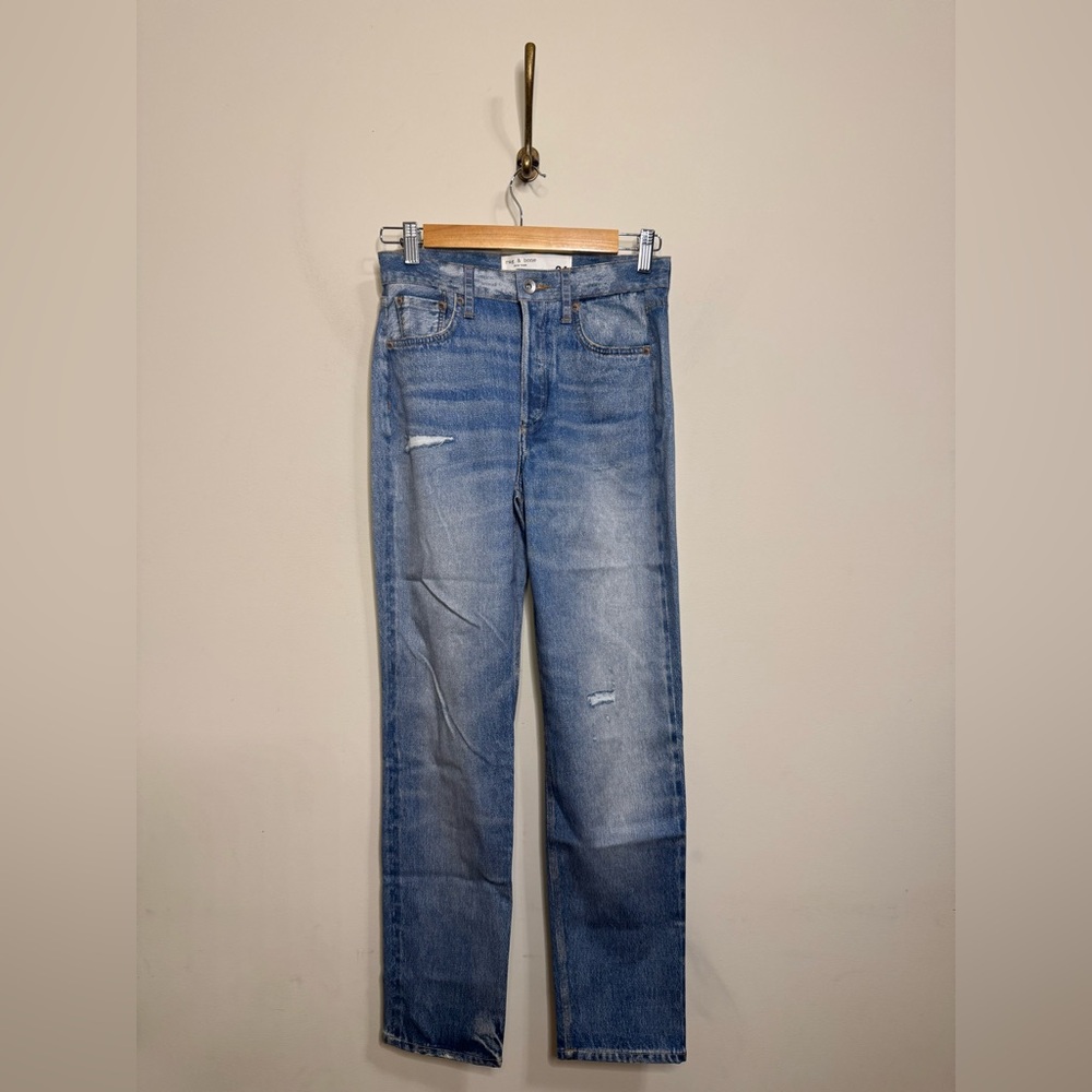 Rag & bone Stretch Miramar Wren Slim Straight Jeans - Picture 7 of 10
